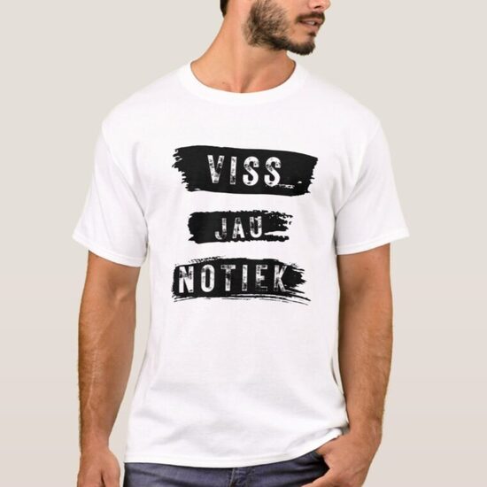 Unisex t-krekls Viss jau notiek